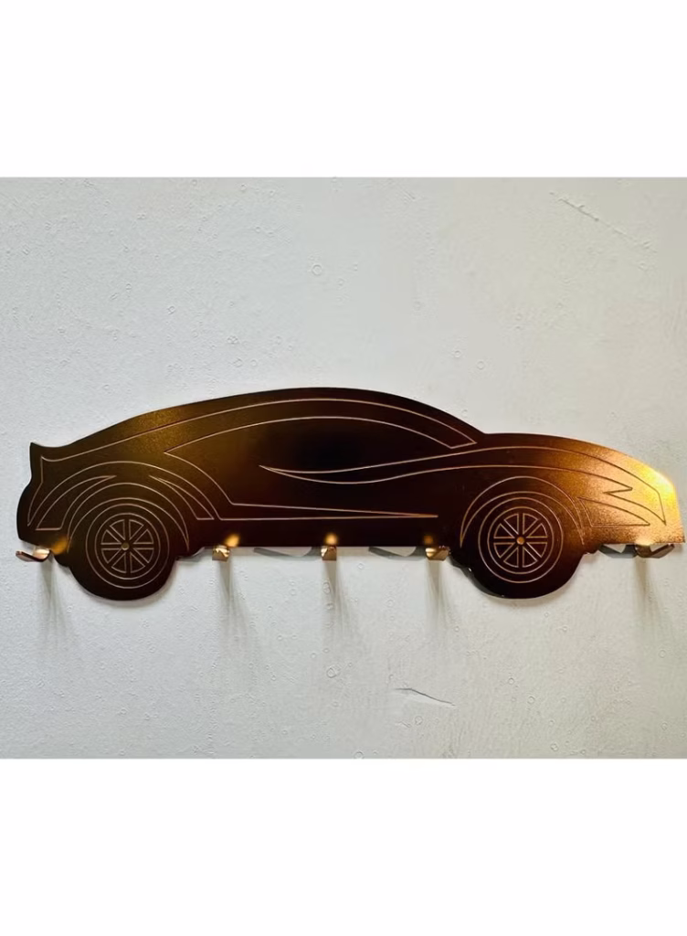 Wall Mounted Key Holder with Hooks in self adhesive