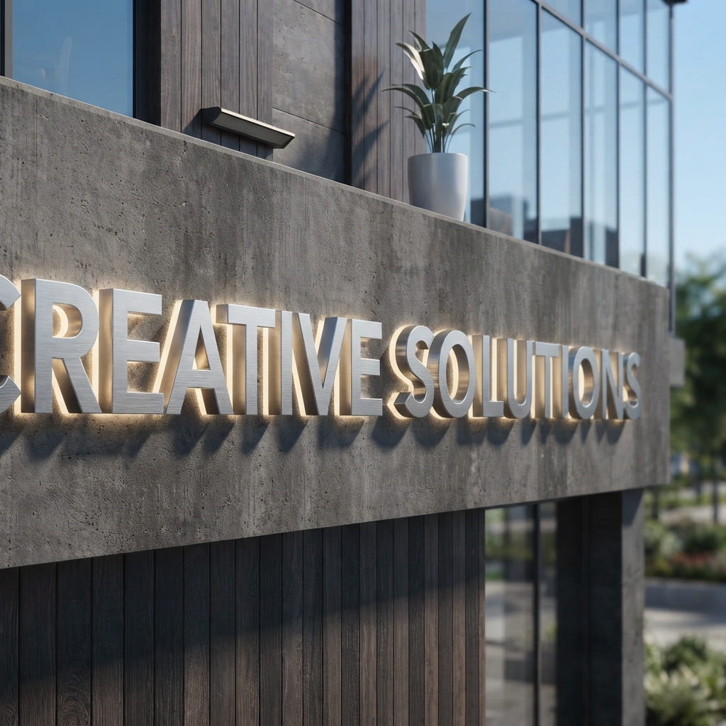 3D letter sign