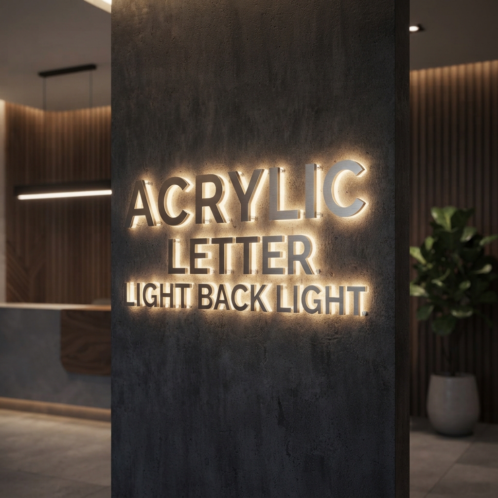Acrylic letter light Back Light