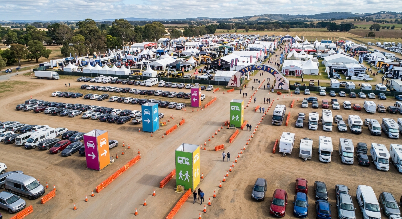 Adventure & Camping Exhibition Parking Guide