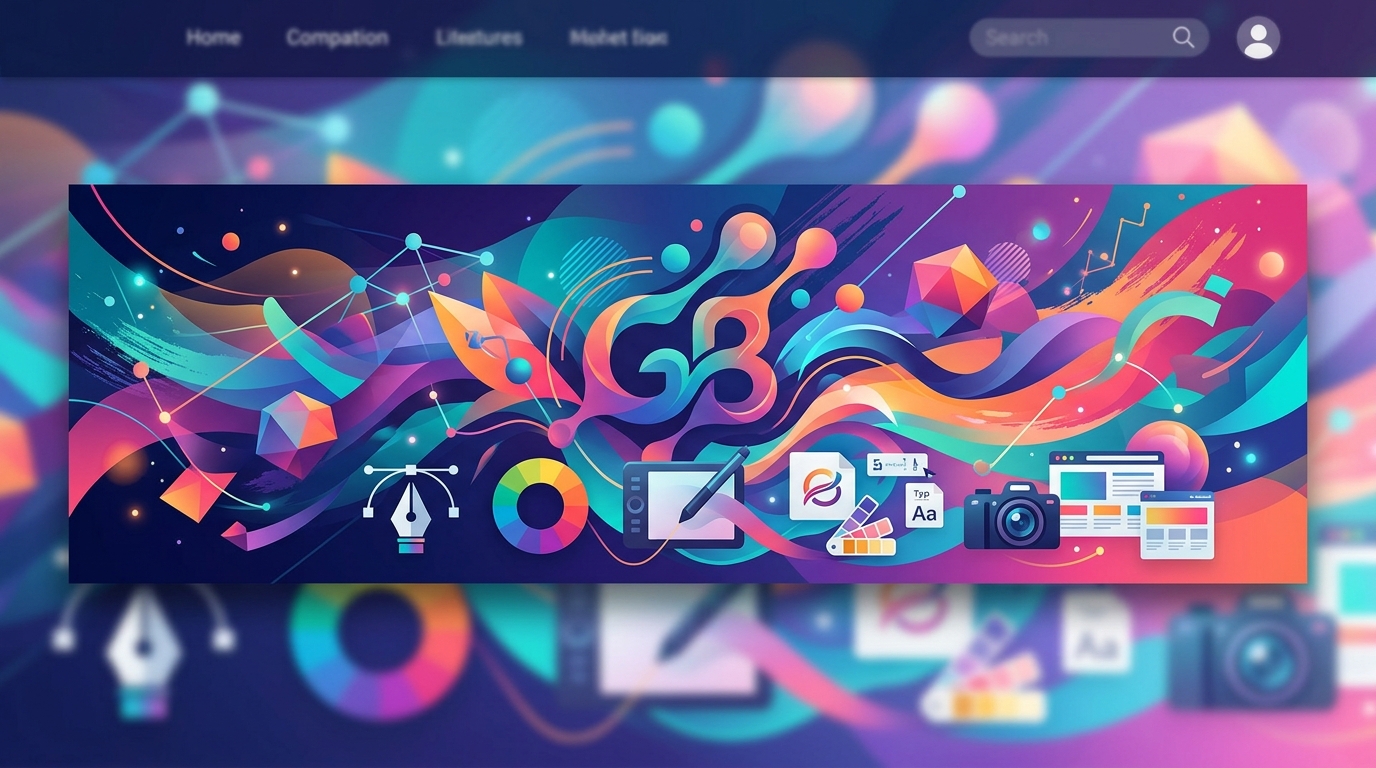 graphic branding banner