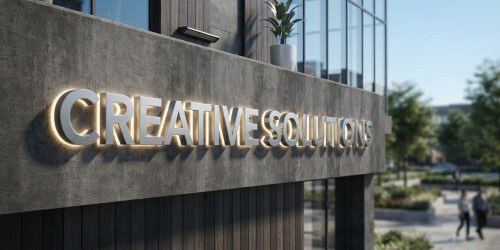 3D letter sign