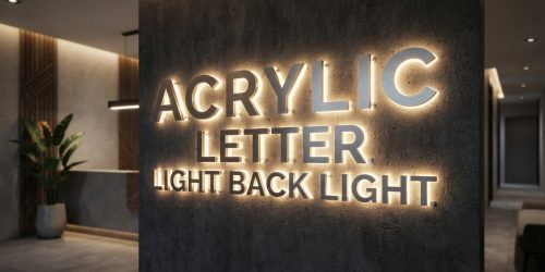 Acrylic letter light Back Light